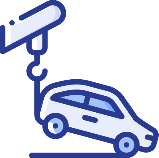 Borttauing av bil ikon